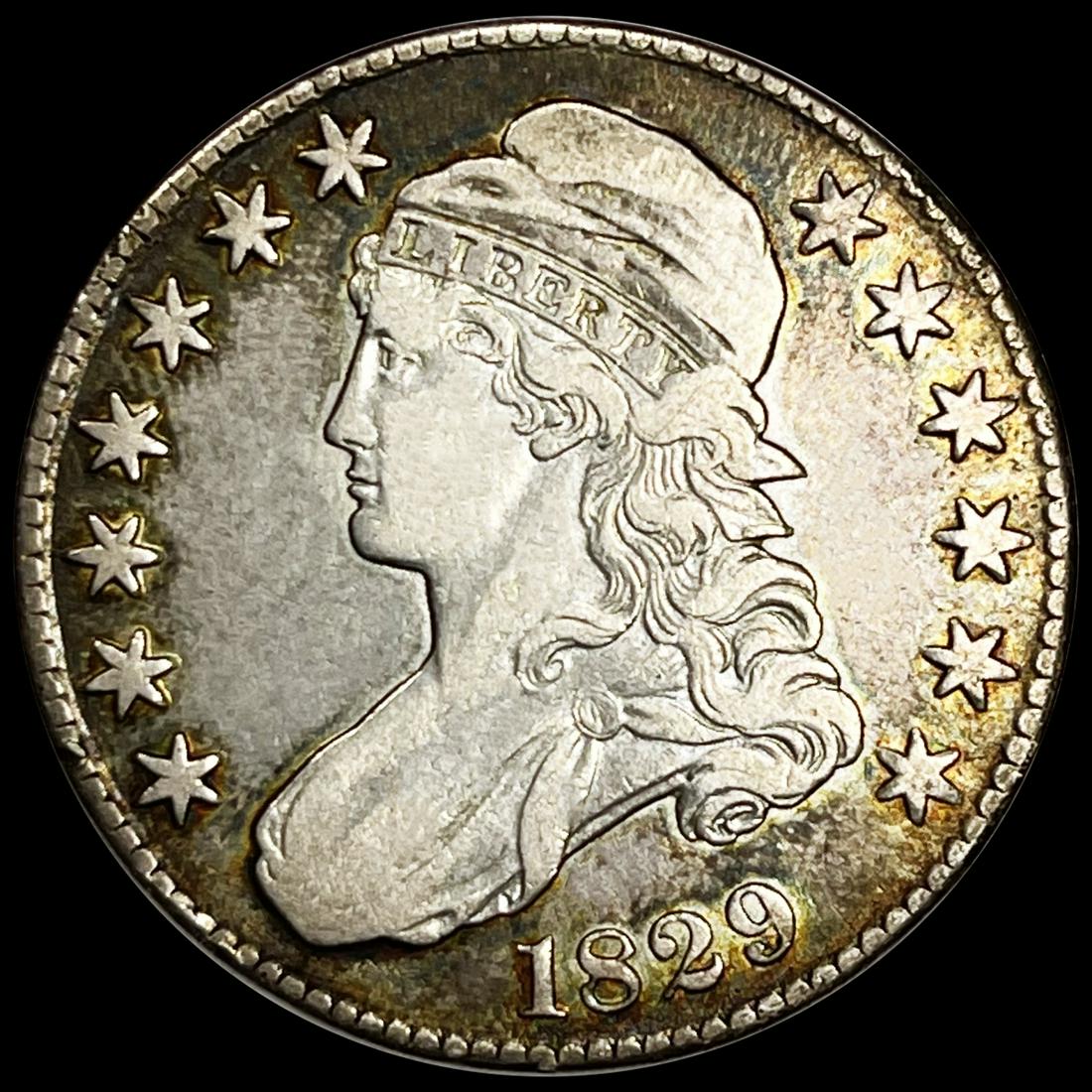 1829 Capped Bust Half Dollar NEARLY UNCIRCULATED (1 of 2)