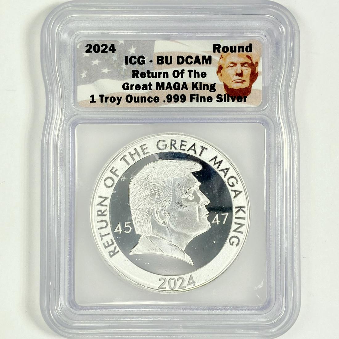 2024 Silver 1oz Trump MAGA ICG-BU DCAM (1 of 2)