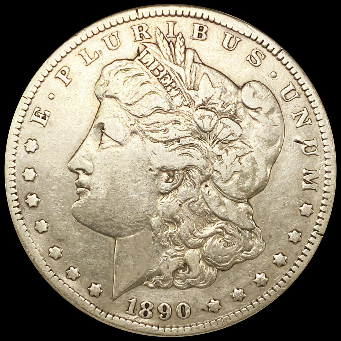 1890-CC Morgan Silver Dollar LIGHTLY CIRCULATED (1 of 2)