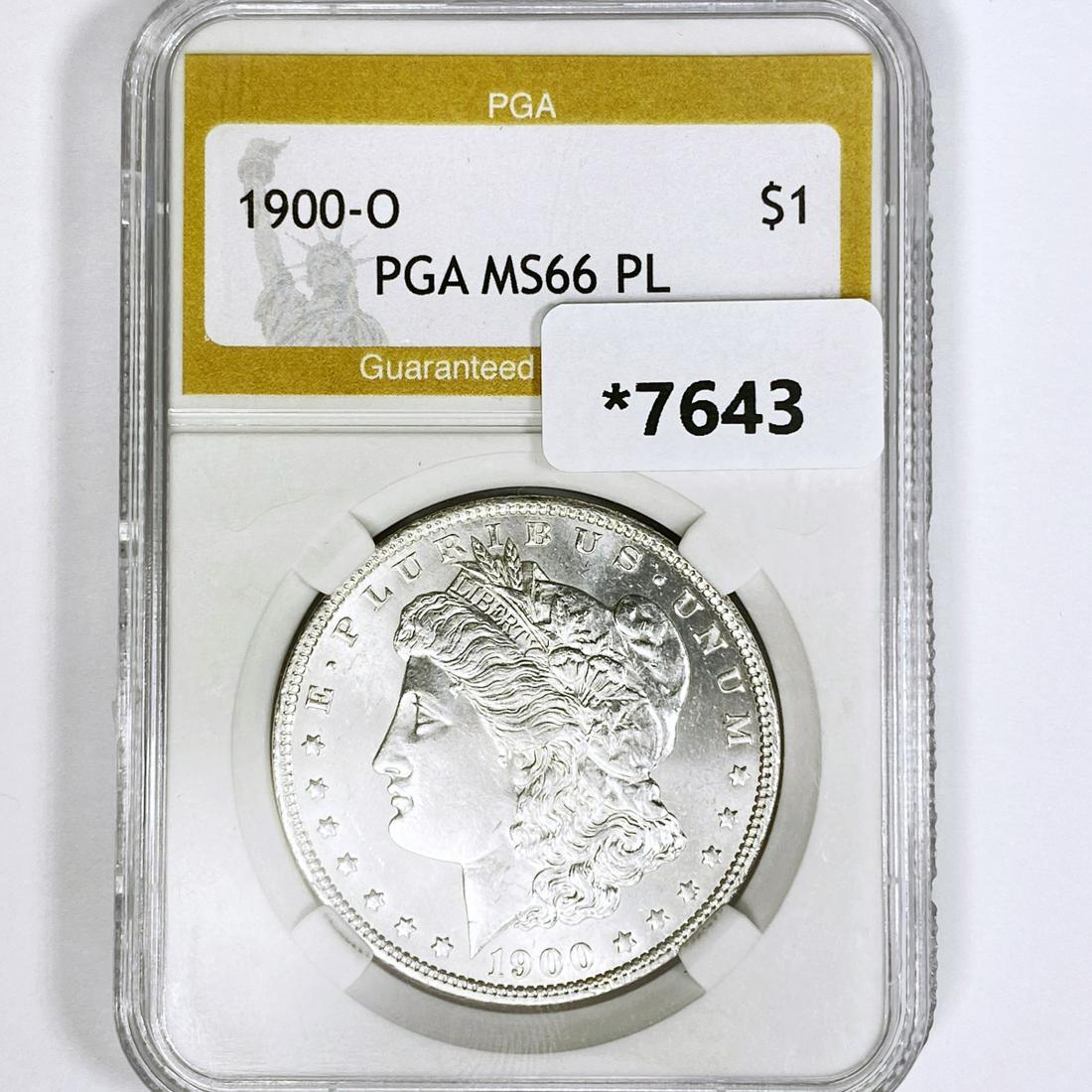 1900-O Morgan Silver Dollar PGA-MS66 PL (1 of 2)