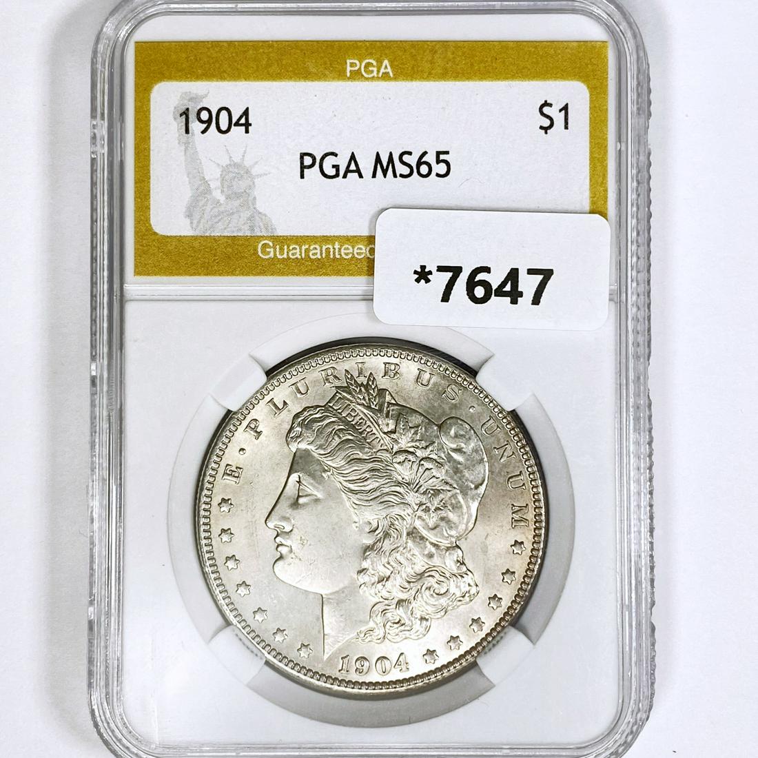 1904 Morgan Silver Dollar PGA-MS65 (1 of 2)