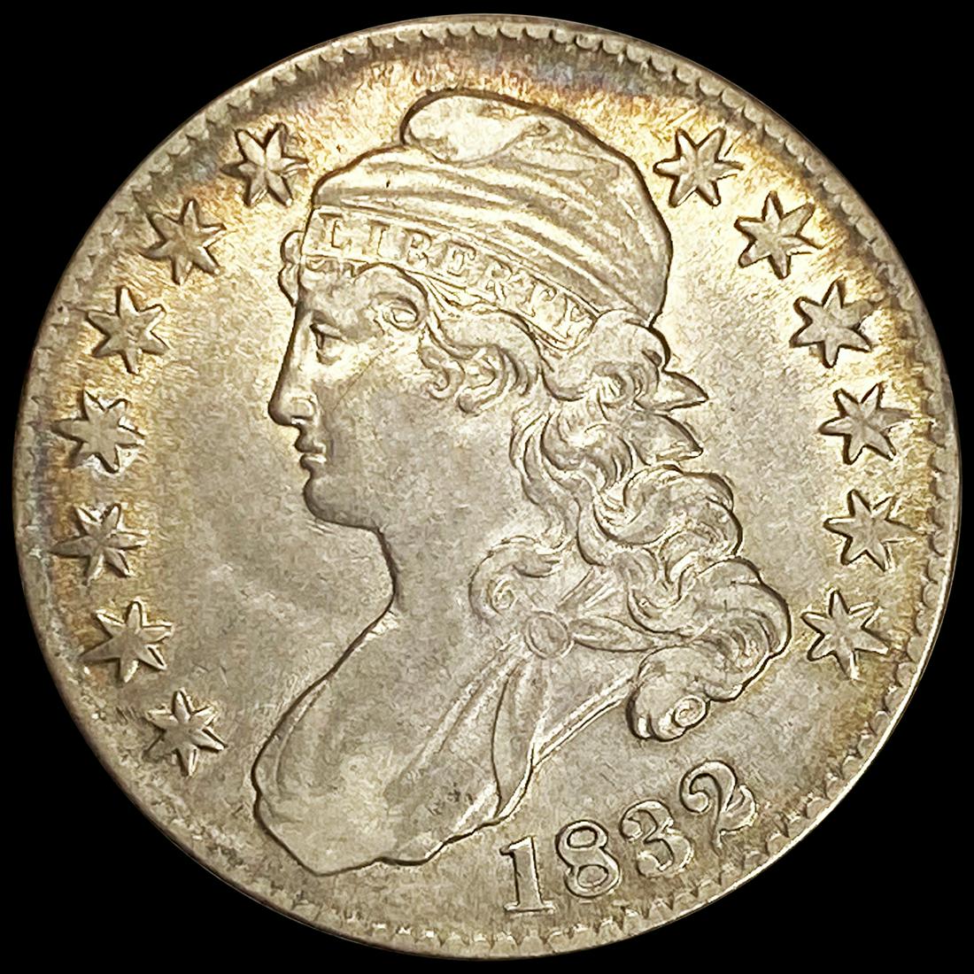 1832 Sm Letters Capped Bust Half Dollar LIGHTLY (1 of 2)