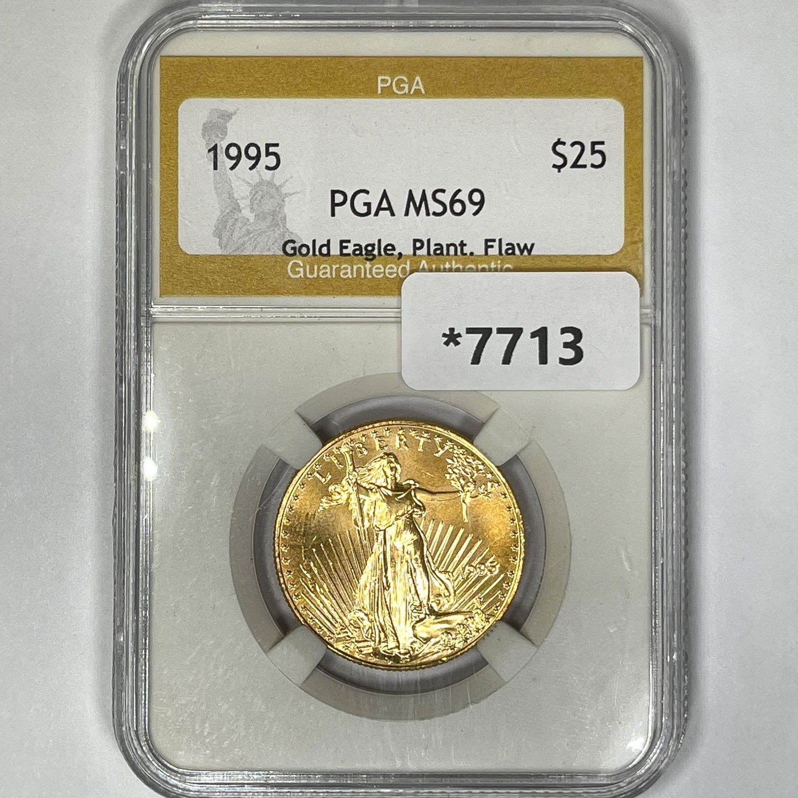 1995 $25 1/2oz American Gold Eagle PGA-MS69 (1 of 2)