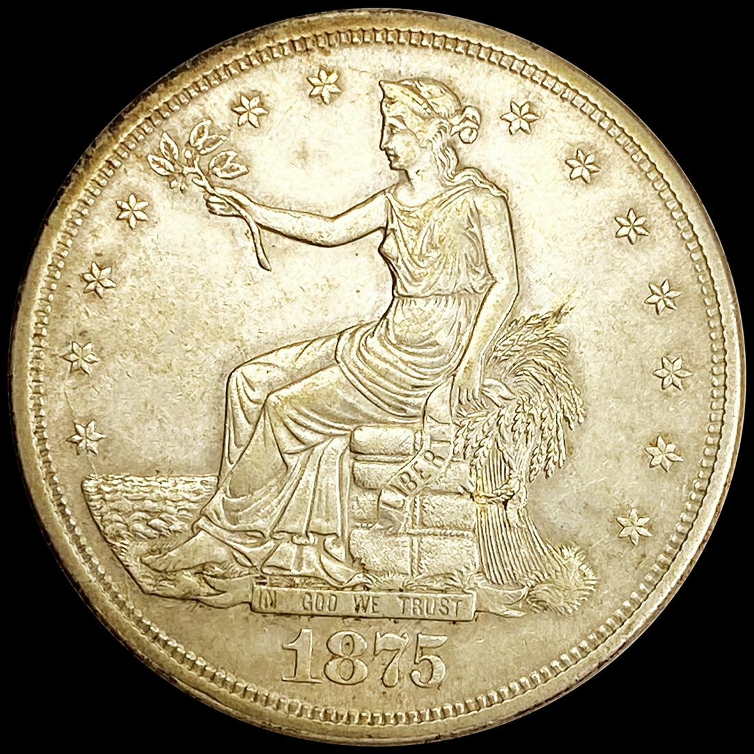 1875-S Silver Trade Dollar UNCIRCULATED (1 of 2)