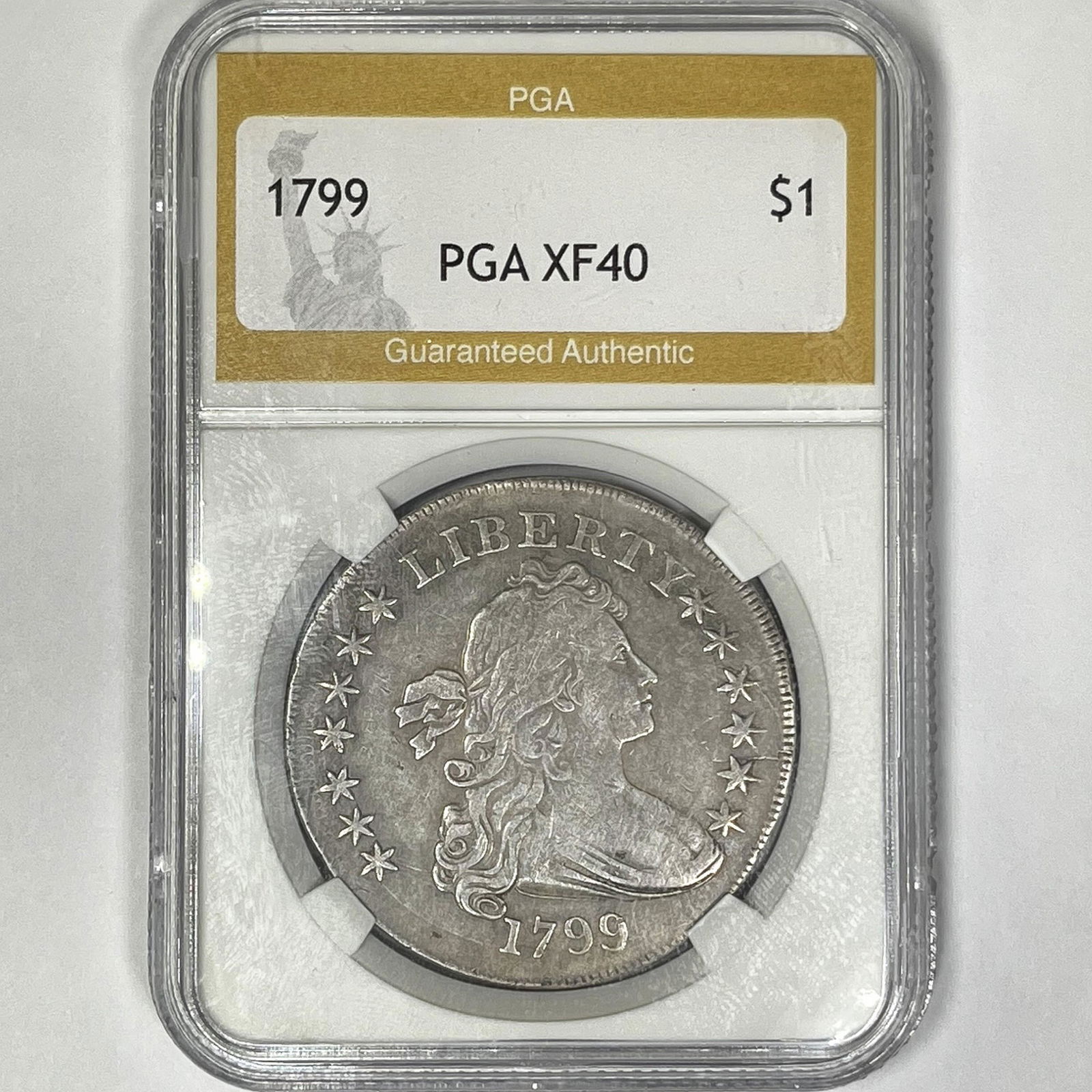 1799 Draped Bust Dollar PGA-XF40 (1 of 2)