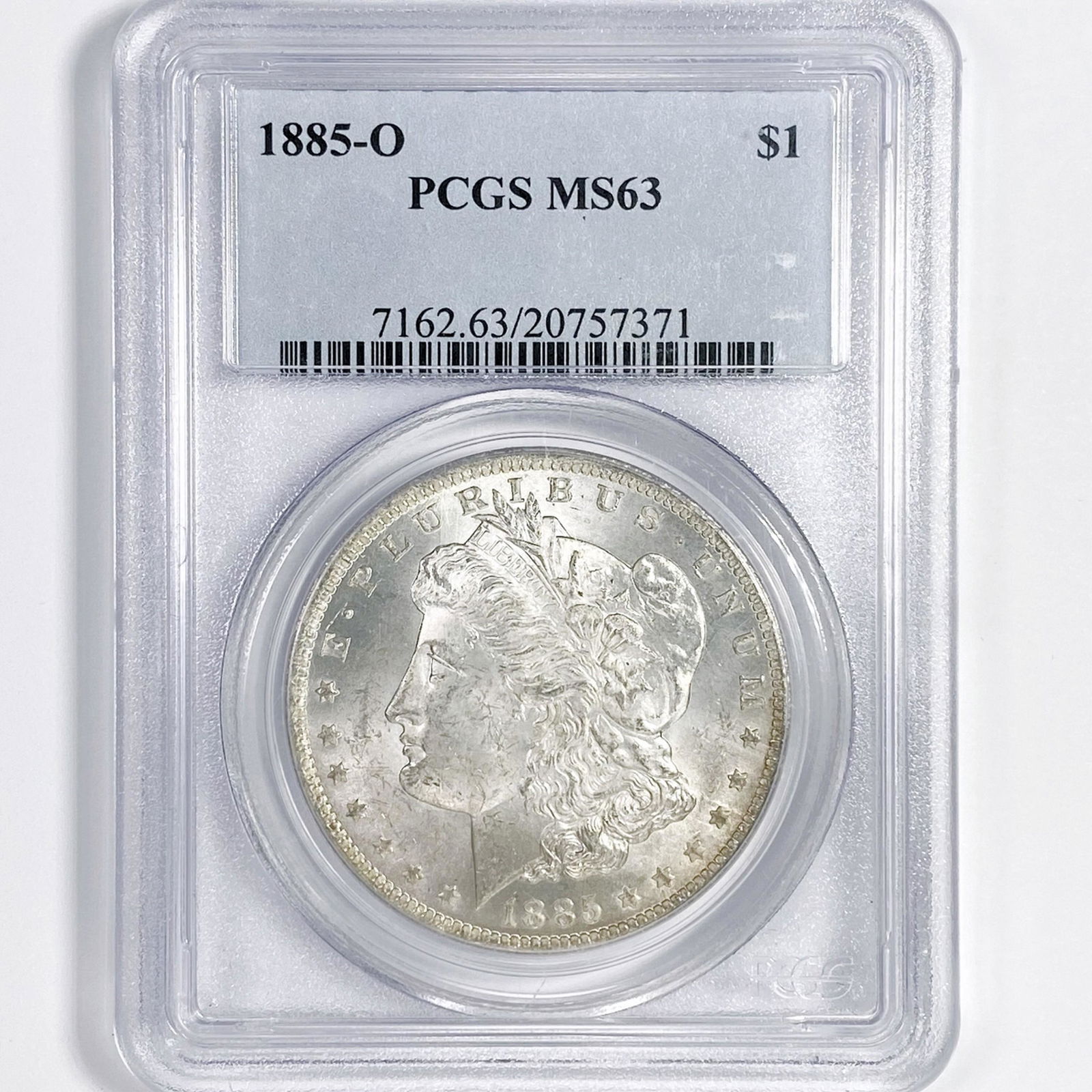1885-O Morgan Silver Dollar PCGS-MS63 (1 of 2)
