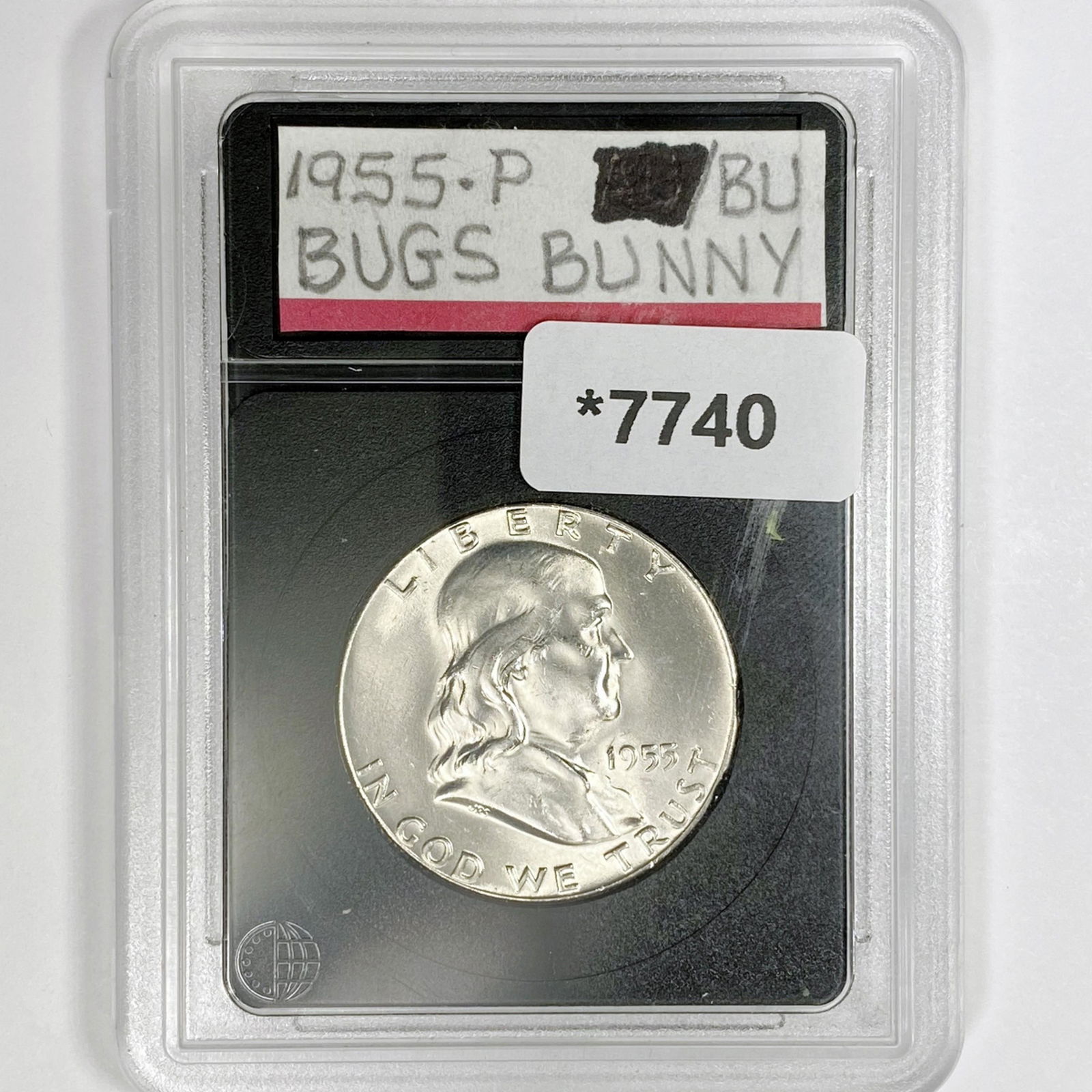 1955-P Franklin Half Dollar -CHOICE UNC, Bugs (1 of 2)
