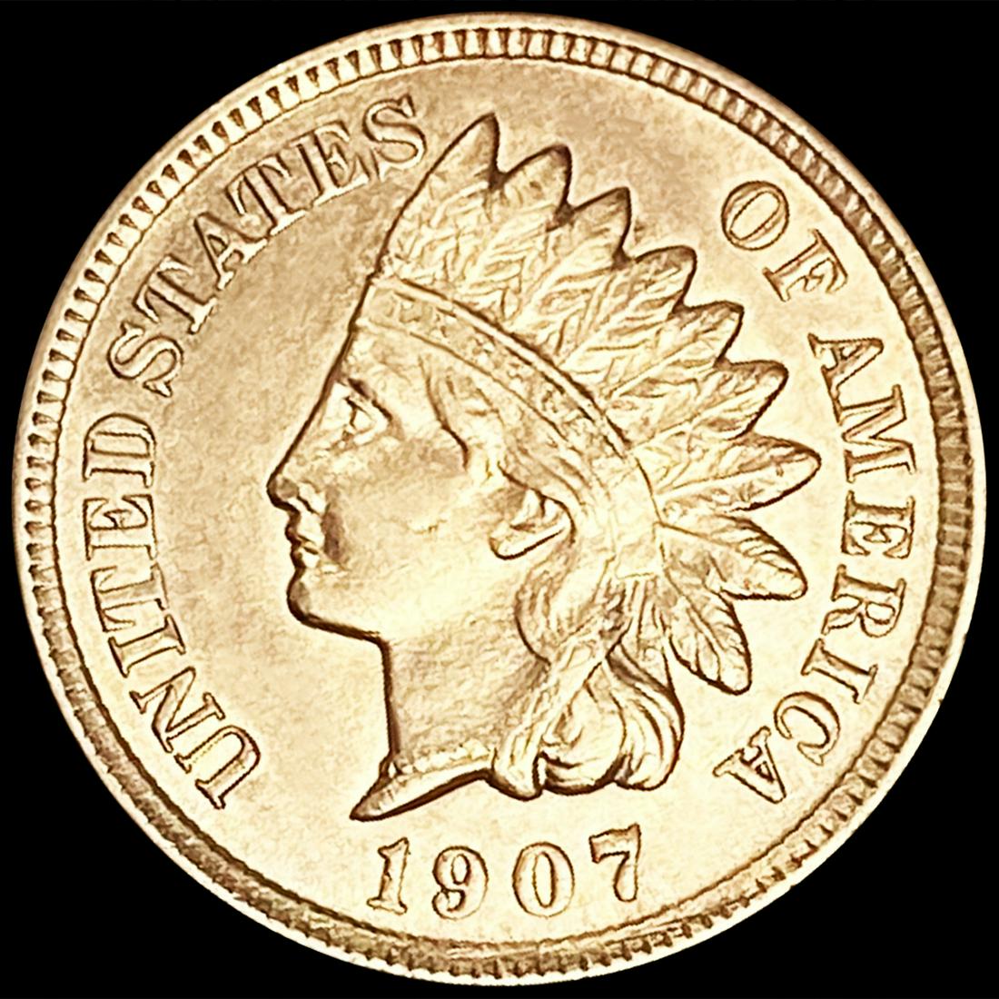 1907 RD Indian Head Cent UNCIRCULATED (1 of 2)