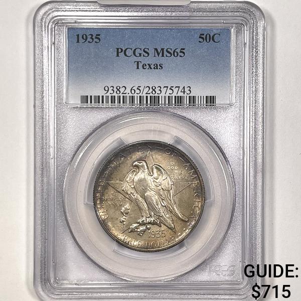 1935 Texas Half Dollar PCGS-MS65 (1 of 2)