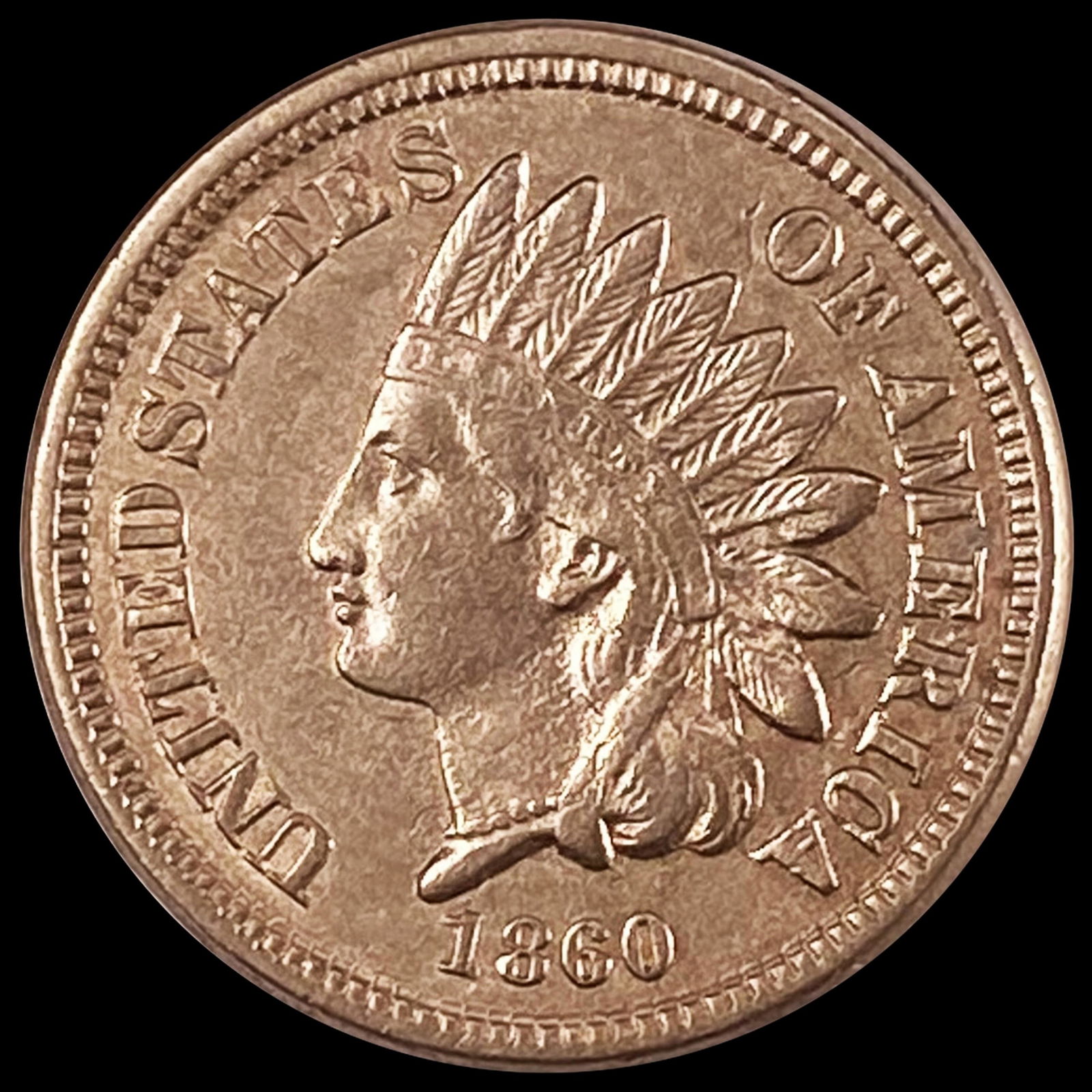 1860 Indian Head Cent UNCIRCULATED (1 of 2)