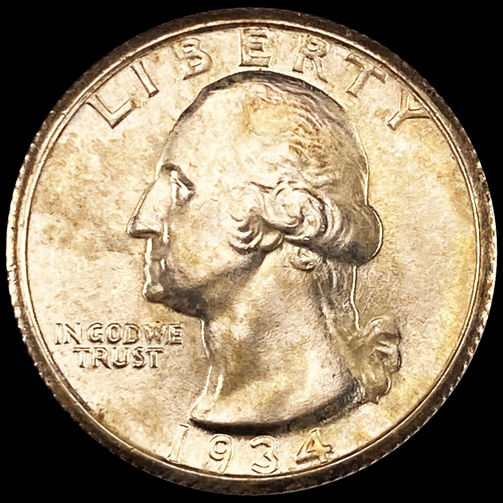 1934 Washington Silver Quarter UNCIRCULATED (1 of 2)