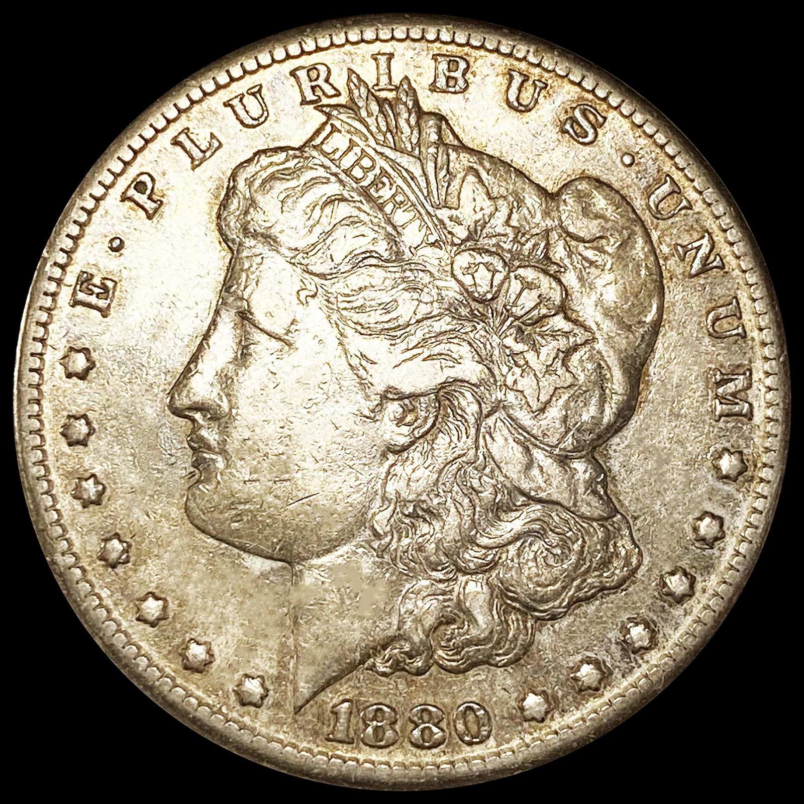 1880-S Morgan Silver Dollar NEARLY UNCIRCULATED (1 of 2)