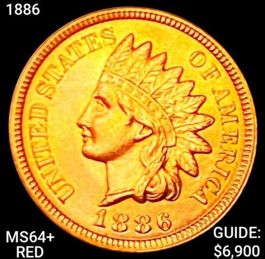 1886 Indian Head Cent CHOICE BU RED (1 of 2)