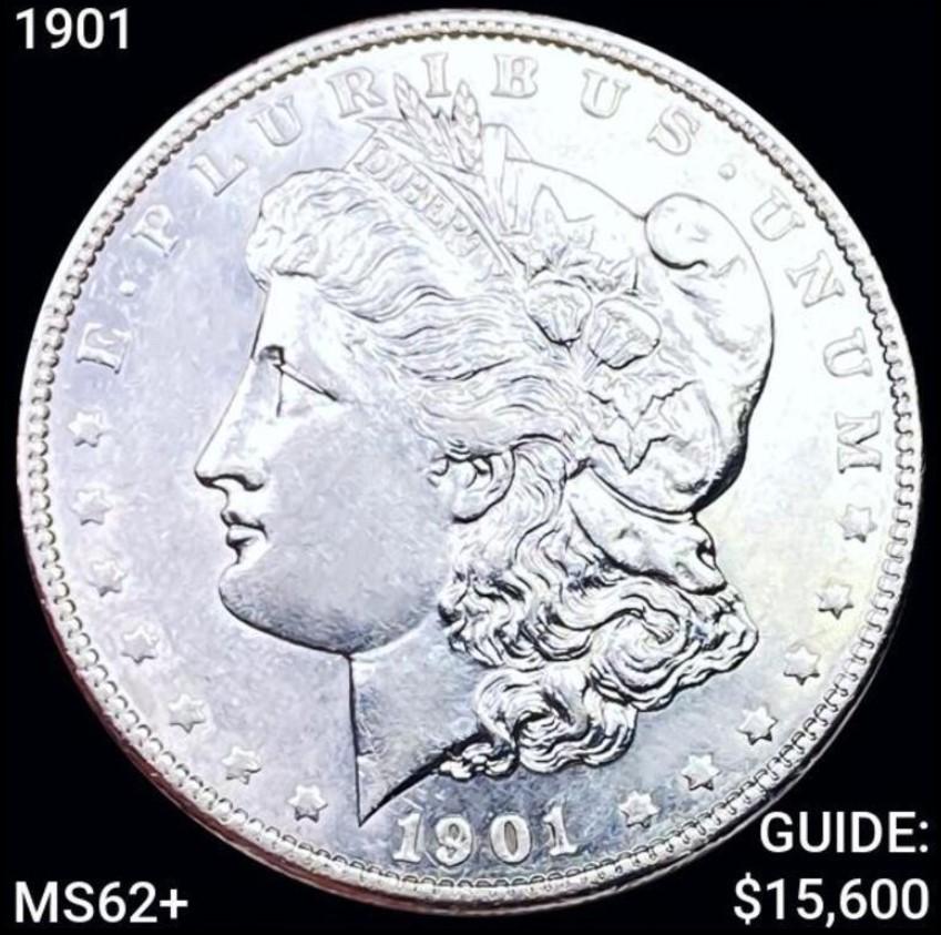 1901 Morgan Silver Dollar UNCIRCULATED+ (1 of 2)