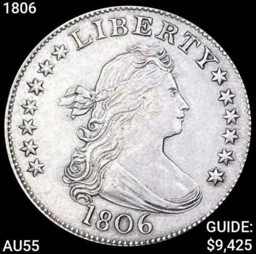 1806 Draped Bust Quarter CHOICE AU (1 of 2)
