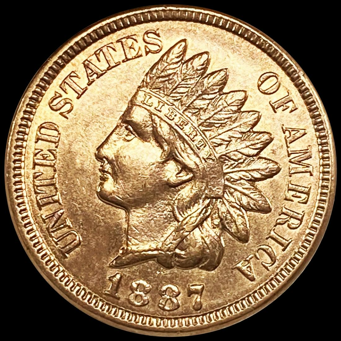 1887 RD Indian Head Cent UNCIRCULATED (1 of 2)