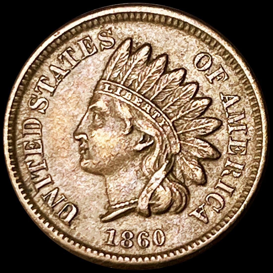 1860 Indian Head Cent CLOSELY UNCIRCULATED (1 of 2)