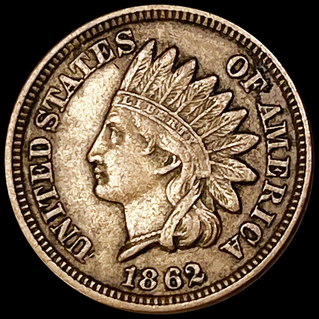 1862 Indian Head Cent CLOSELY UNCIRCULATED (1 of 2)