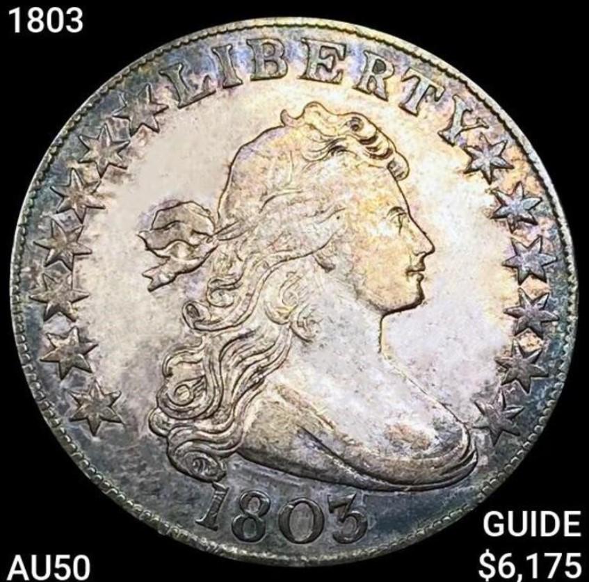 1803 Draped Bust Half Dollar HIGH GRADE (1 of 2)