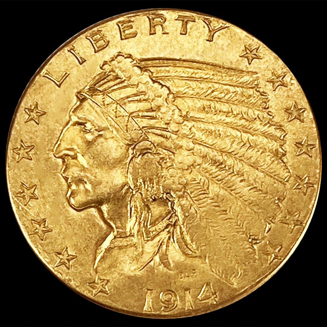 1914 $2.50 Gold Quarter Eagle UNCIRCULATED (1 of 2)