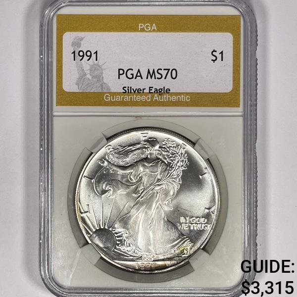 1991 American Silver Eagle PGA-MS70 (1 of 2)