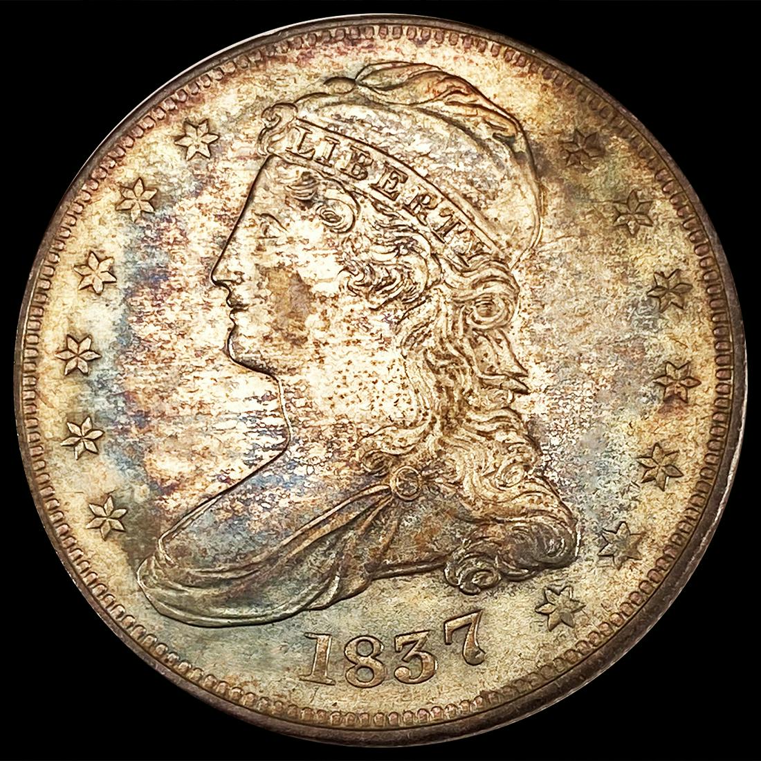 1837 Capped Bust Half Dollar UNCIRCULATED (1 of 2)