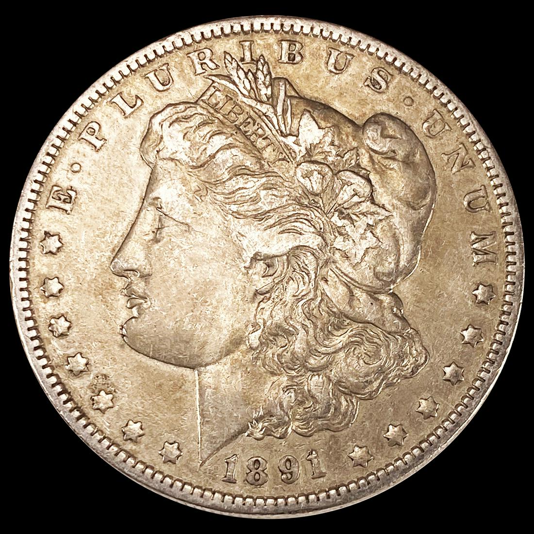 1891-O Morgan Silver Dollar NEARLY UNCIRCULATED (1 of 2)