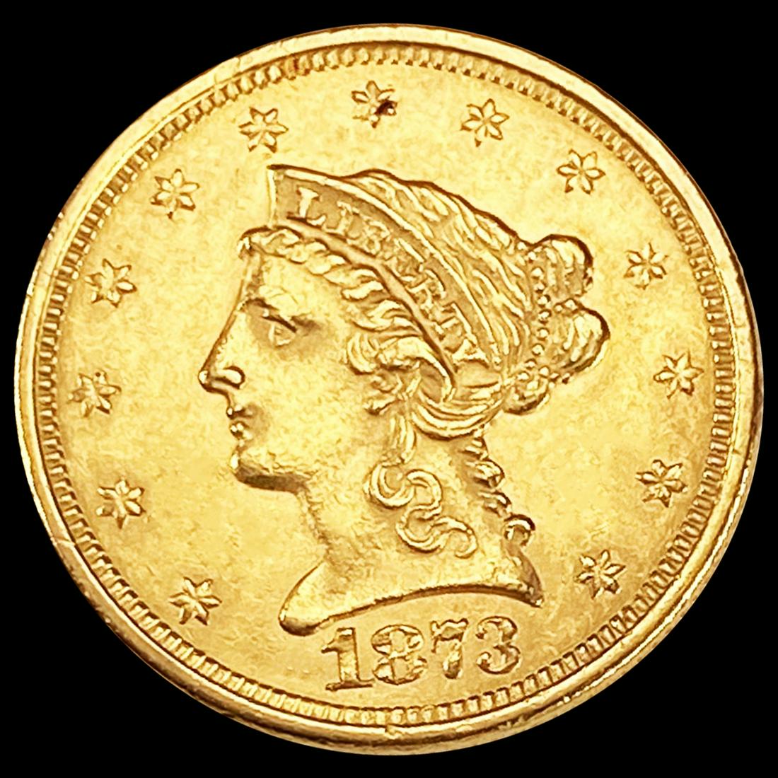 1873 $2.50 Gold Quarter Eagle UNCIRCULATED (1 of 2)