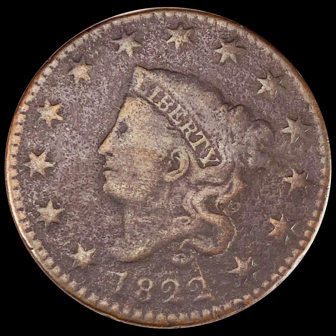 1822 Large Cent NICELY CIRCULATED (1 of 2)