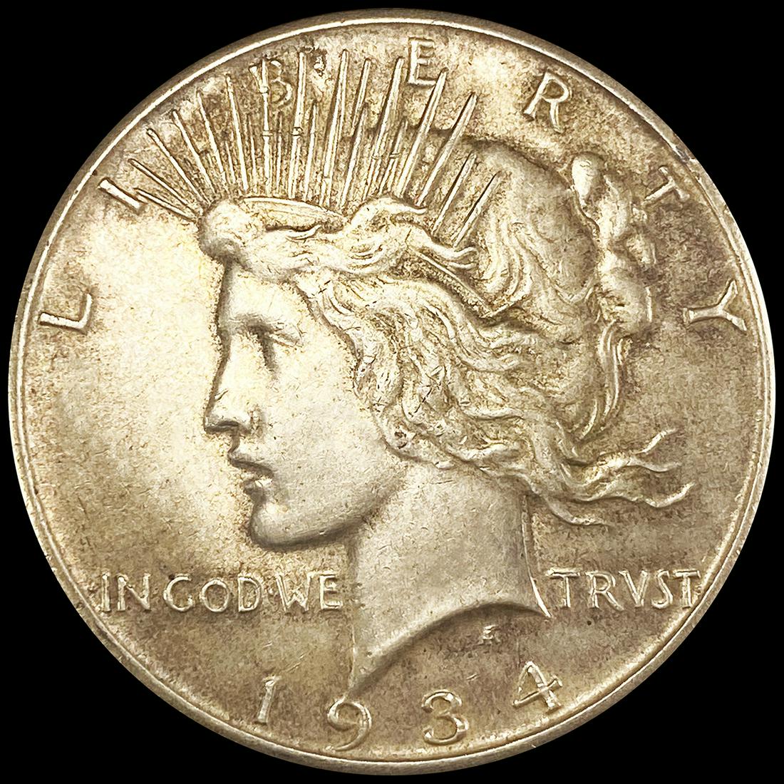 1934-S Silver Peace Dollar CLOSELY UNCIRCULATED (1 of 2)