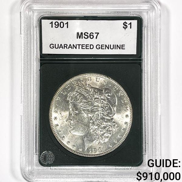 1901 Morgan Silver Dollar GG-MS67 (1 of 2)