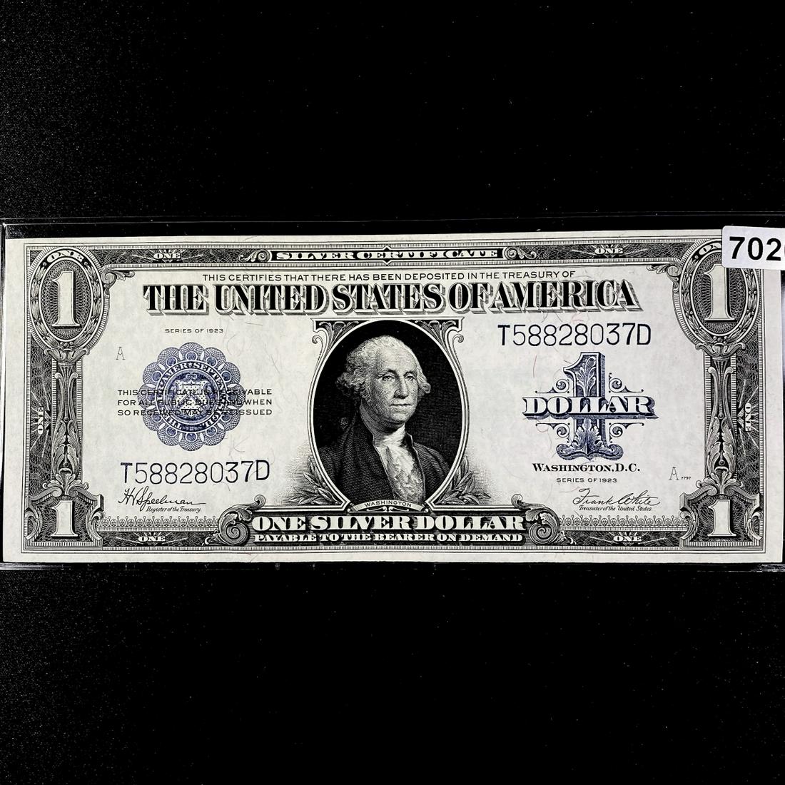 1923 LG $1 Dollar Silver Certificate UNC (1 of 2)