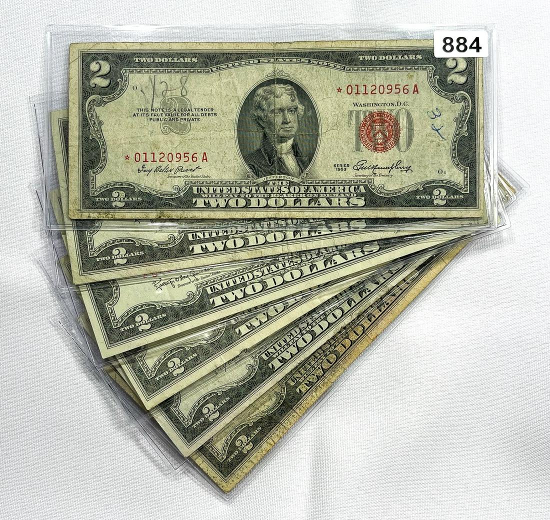 (6) $5 Legal Tender Notes - (1 of 2)