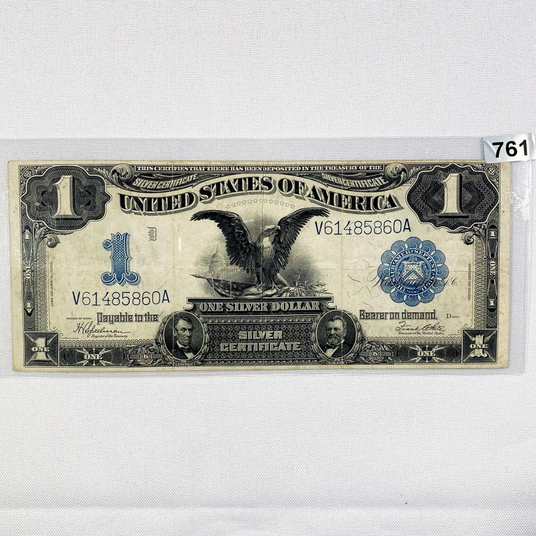 1899 LG $1 Black Eagle Silver Certificate (1 of 2)