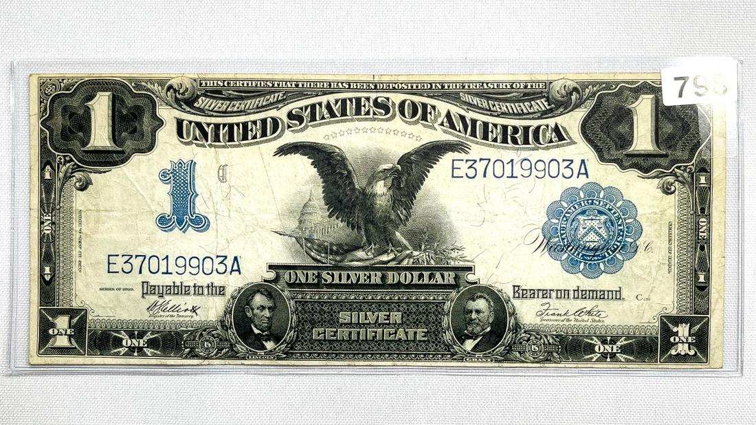 1899 LG $1 Black Eagle Silver Certificate C (1 of 2)