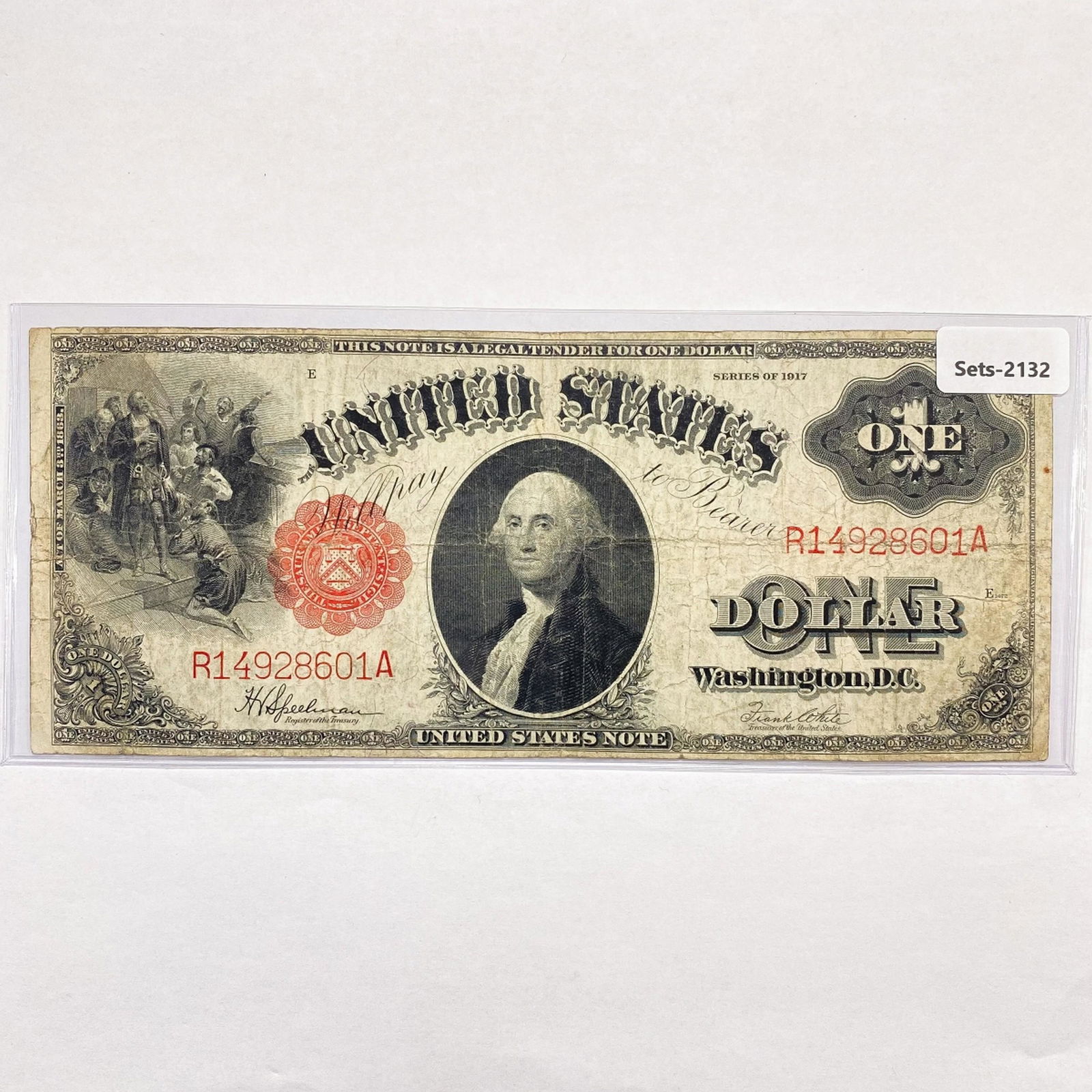 1917 LG $1 Fed. Reserve Note (1 of 2)