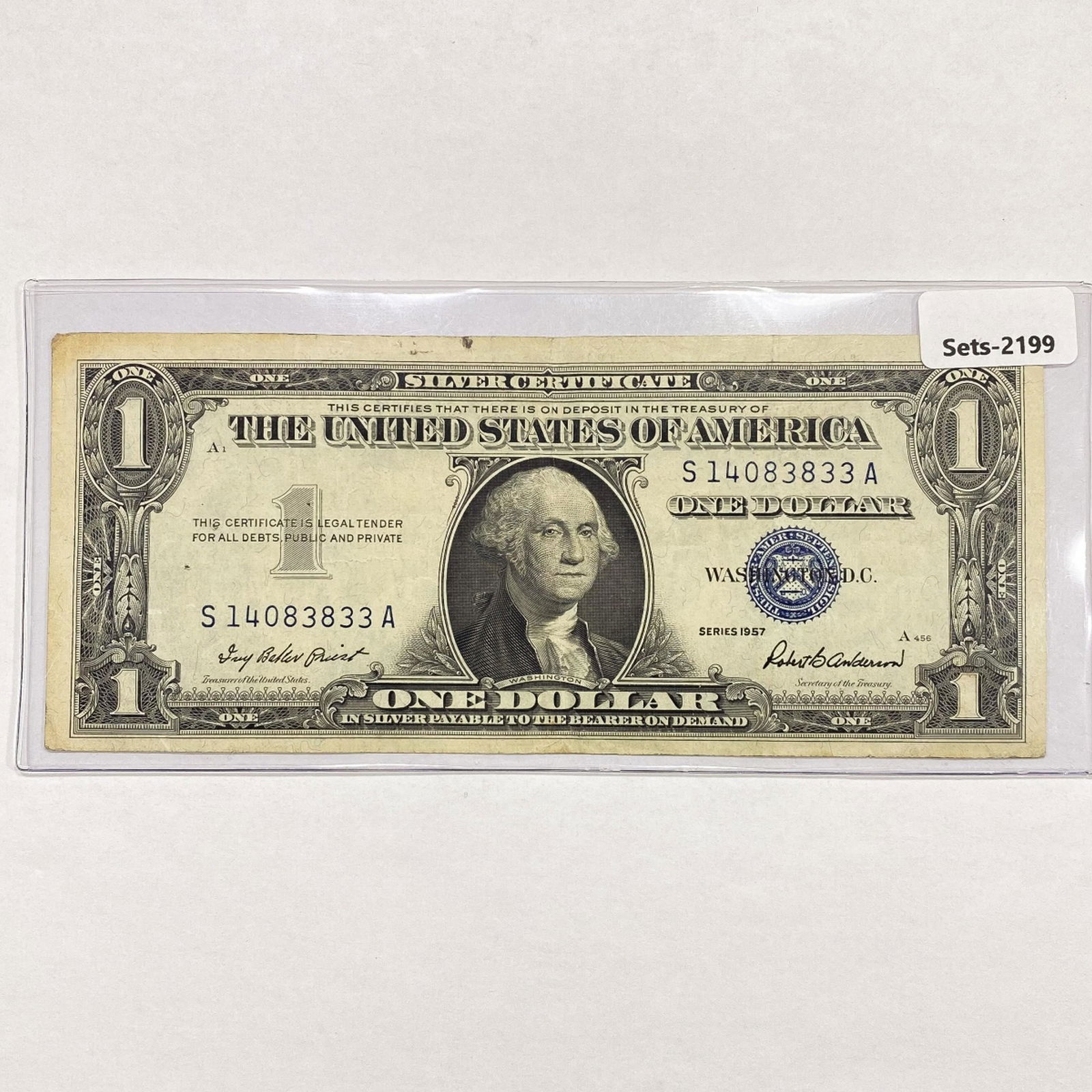 1957 $1 Silver Cert. (1 of 2)