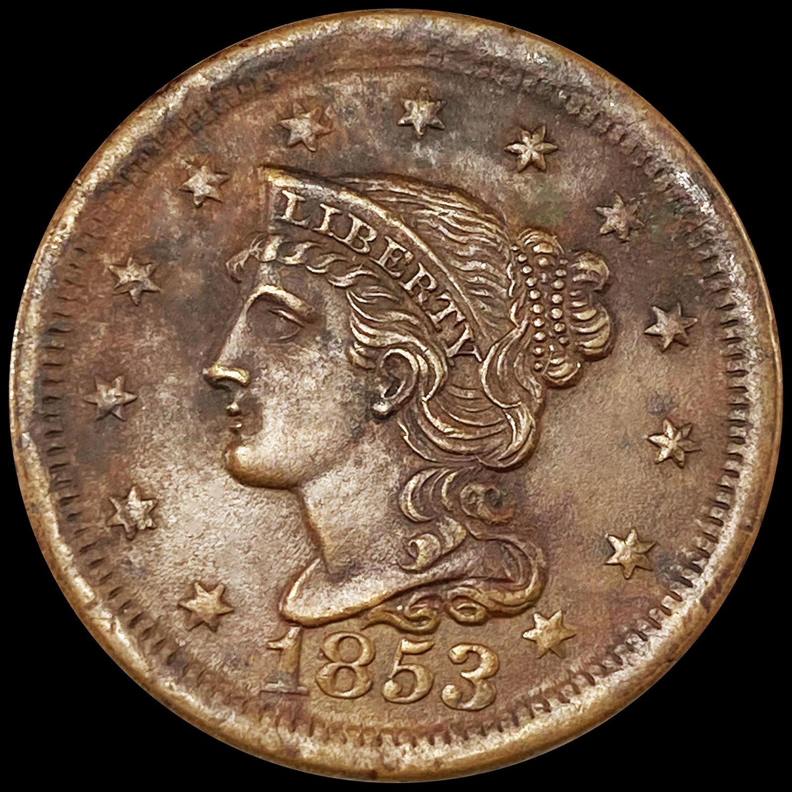 1853 Large Cent UNCIRCULATED: 1853 Large Cent UNCIRCULATED