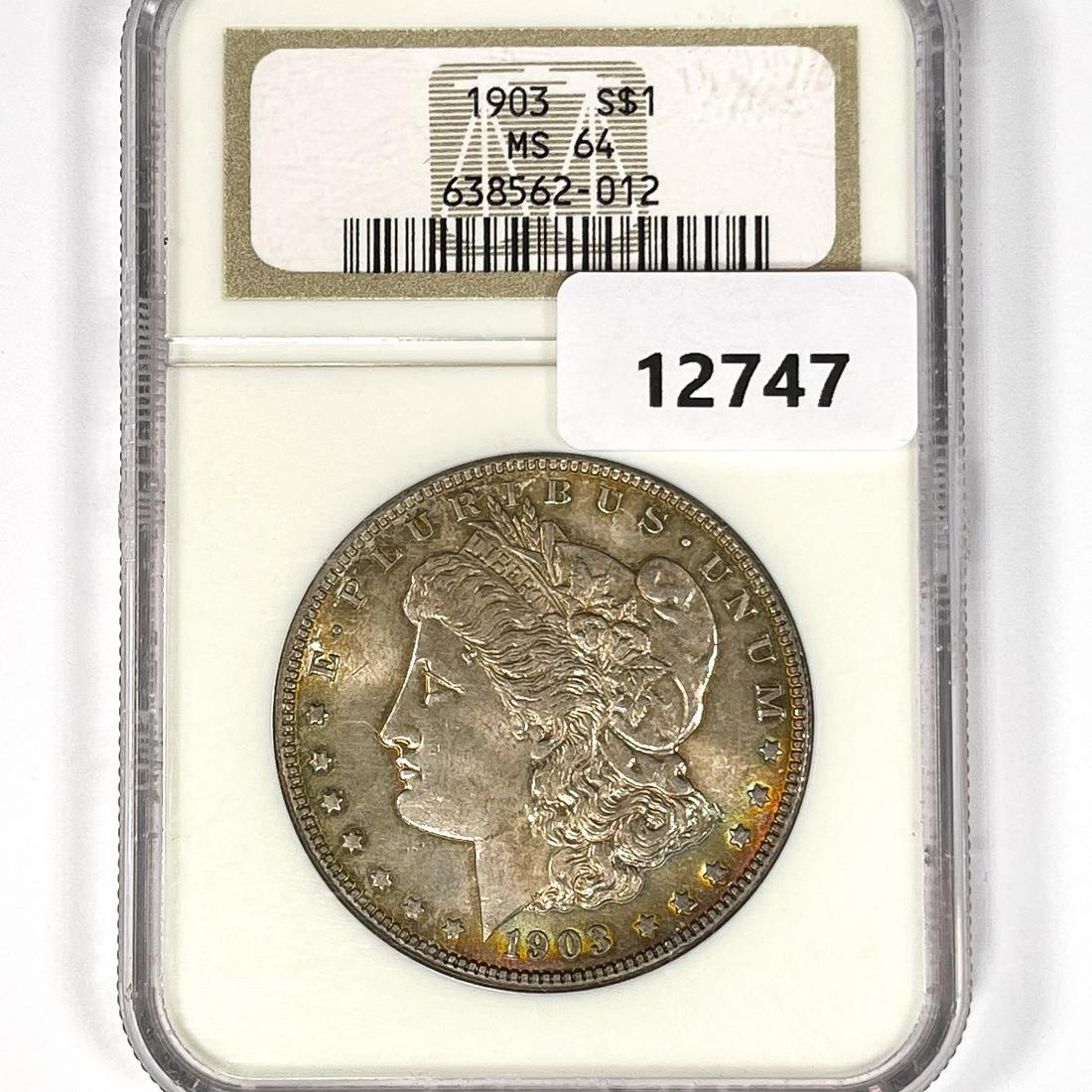 1903 Morgan Silver Dollar NGC-MS64: 1903 Morgan Silver Dollar NGC-MS64