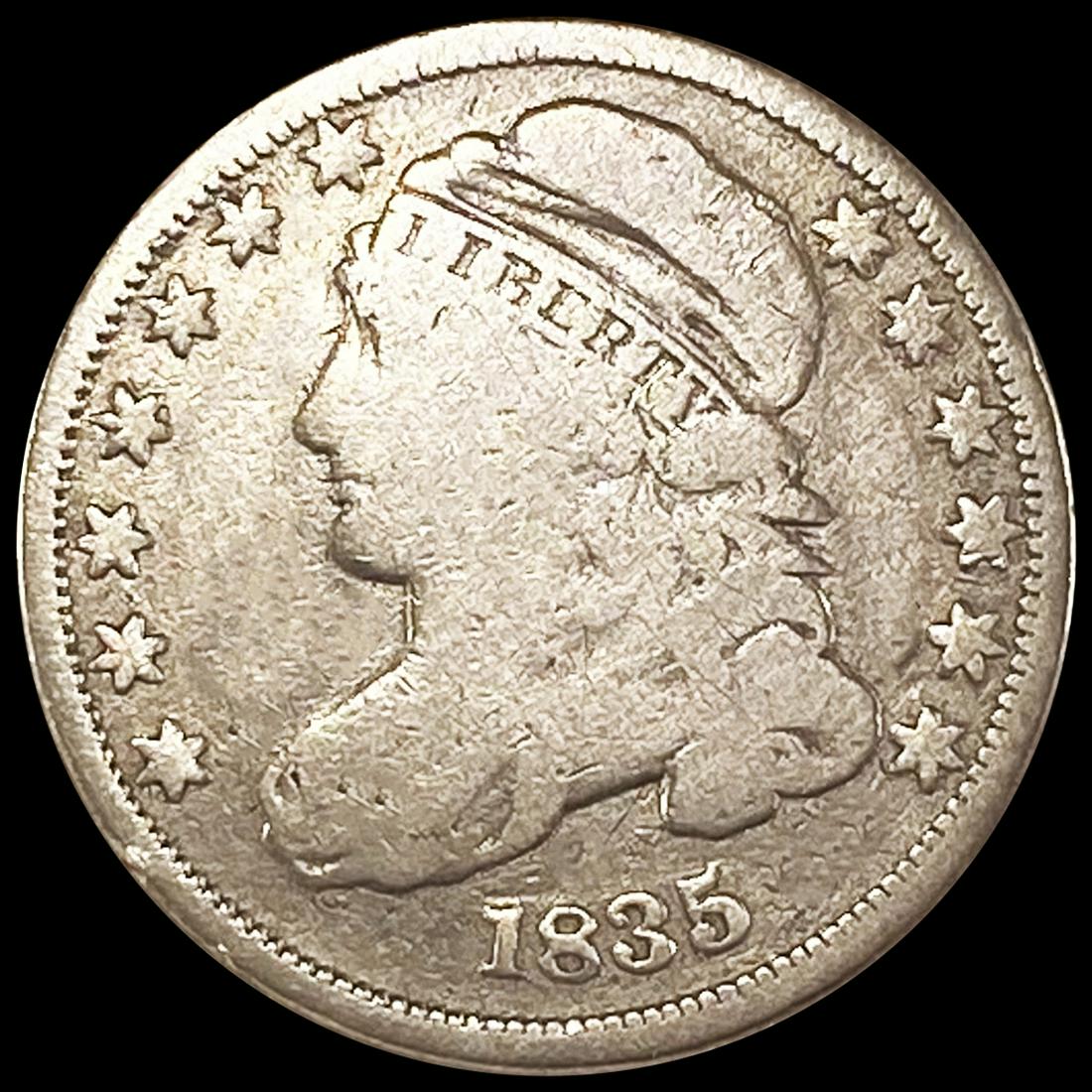 1835 Capped Bust Dime NICELY CIRCULATED: 1835 Capped Bust Dime NICELY CIRCULATED