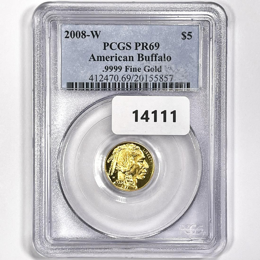 2008-W $5 1/10oz American Gold Eagle PCGS - PR69: 2008-W $5 1/10oz American Gold Eagle PCGS - PR69