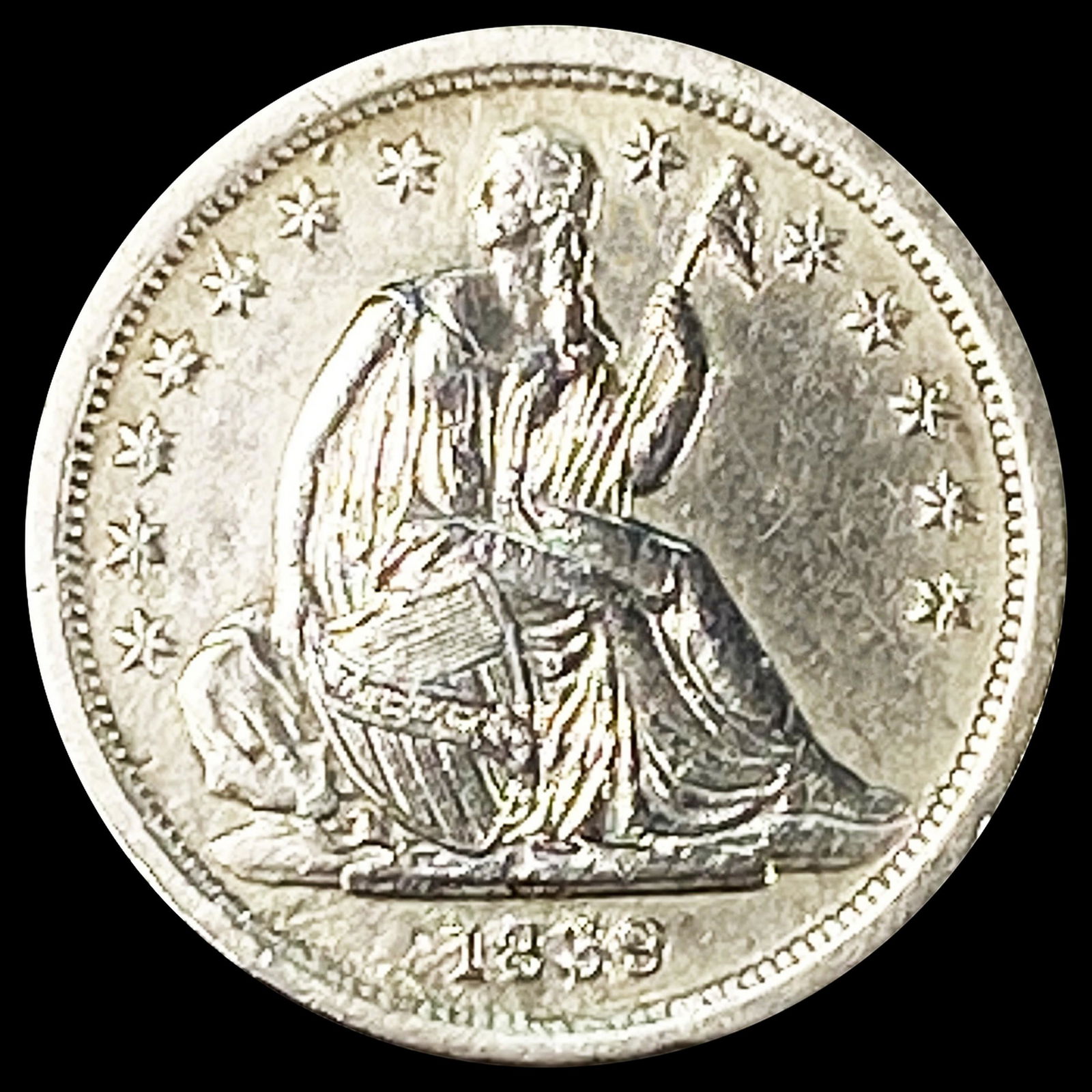 1839 Seated Liberty Dime UNCIRCULATED (1 of 2)