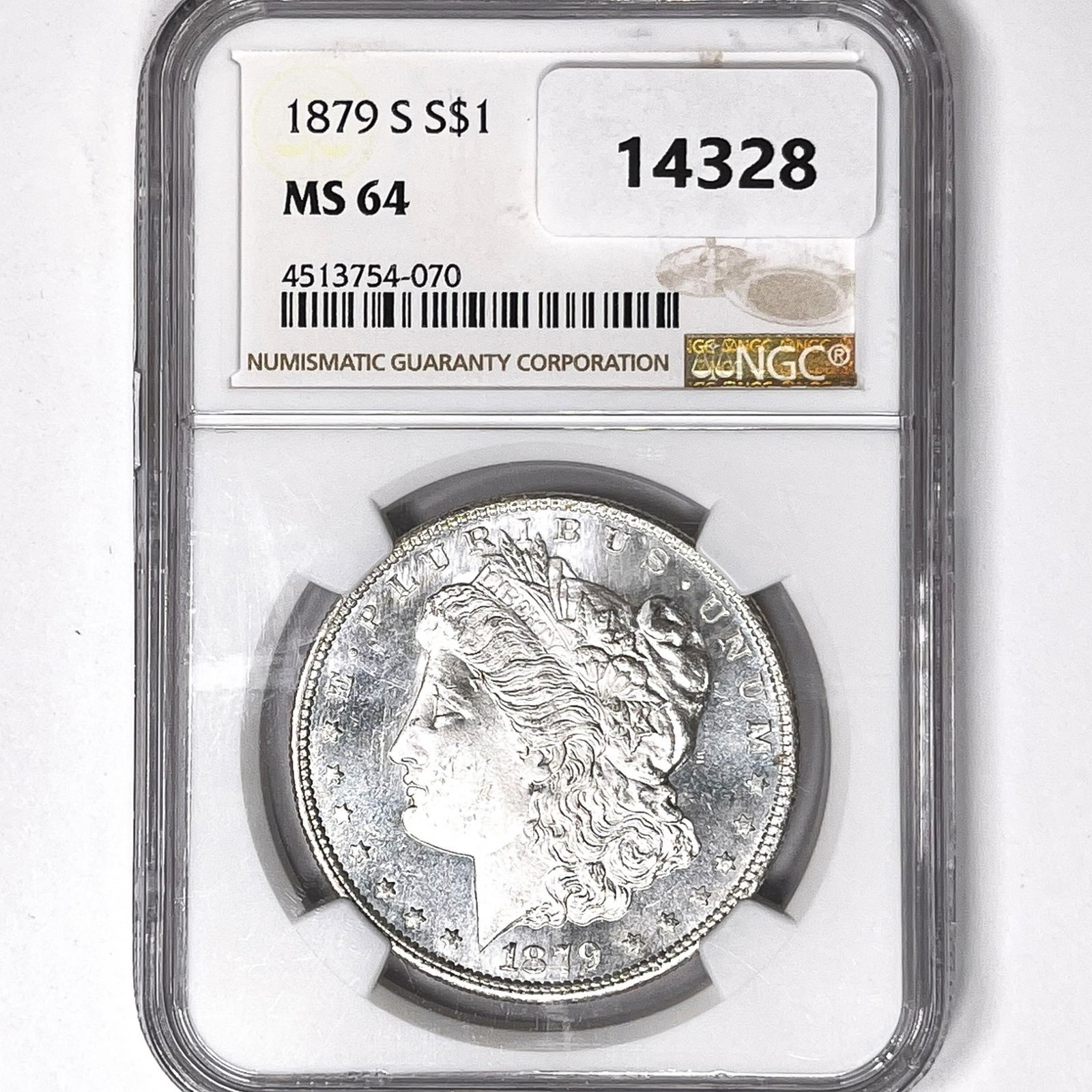 1879-S Morgan Silver Dollar NGC-MS64 (1 of 2)