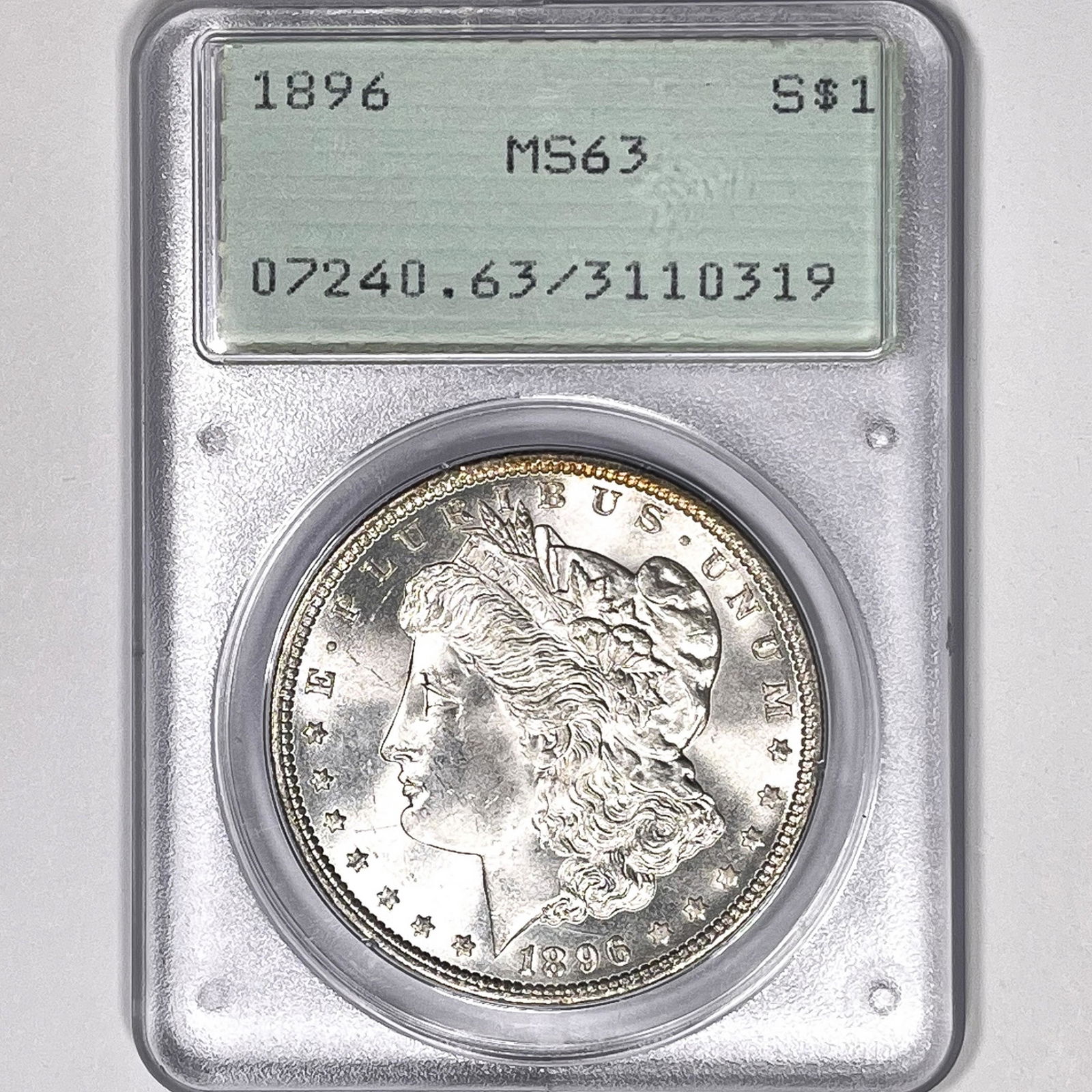 1896 Morgan Silver Dollar PCGS-MS63 (1 of 2)