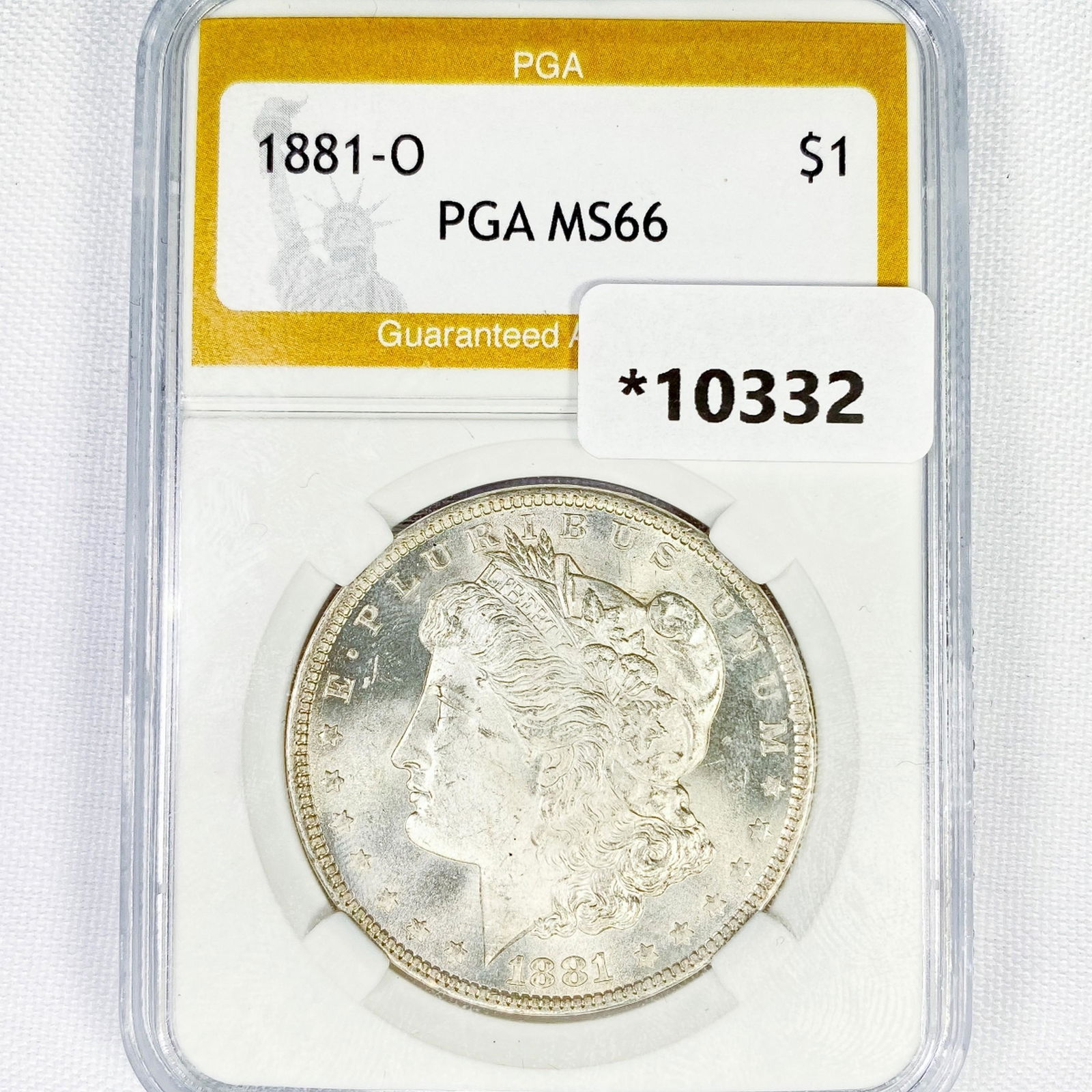 1881-O Morgan Silver Dollar PGA-MS66 (1 of 2)