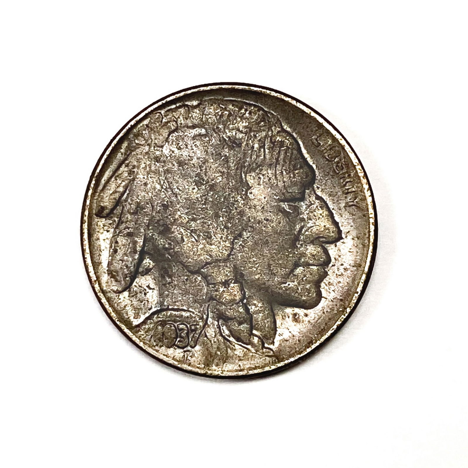 1937-D 3-Leg Buffalo Nickel UNCIRCULATED (1 of 2)