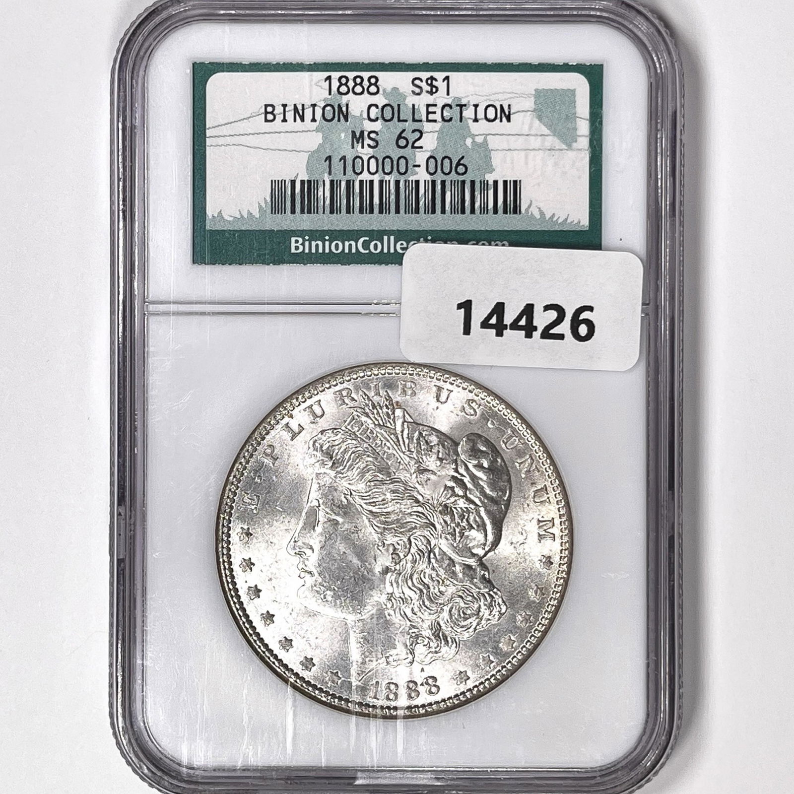 1888 Morgan Dollar NGC-MS62 Binion Hoard (1 of 2)