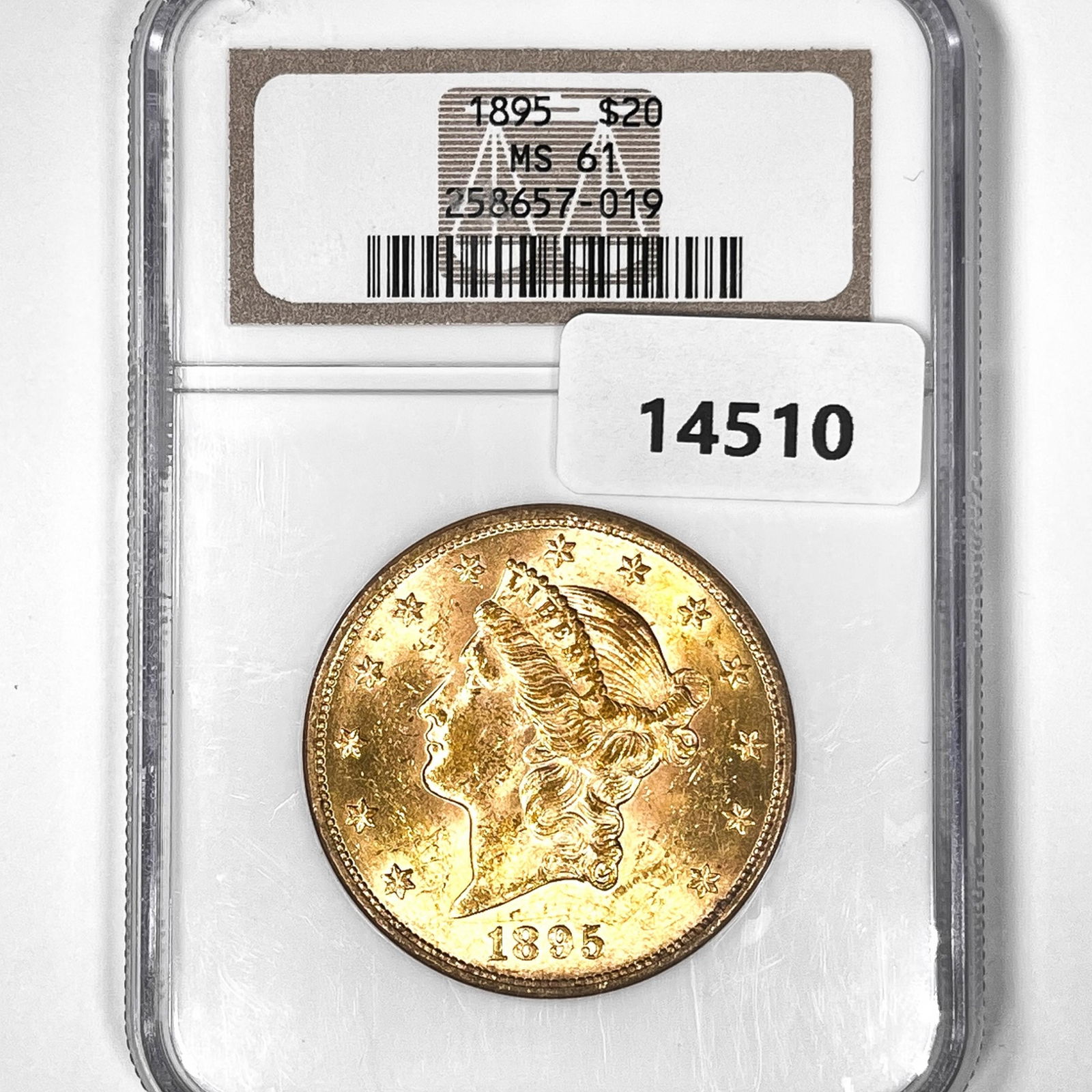 1895 $20 Gold Double Eagle NGC-MS61 (1 of 2)
