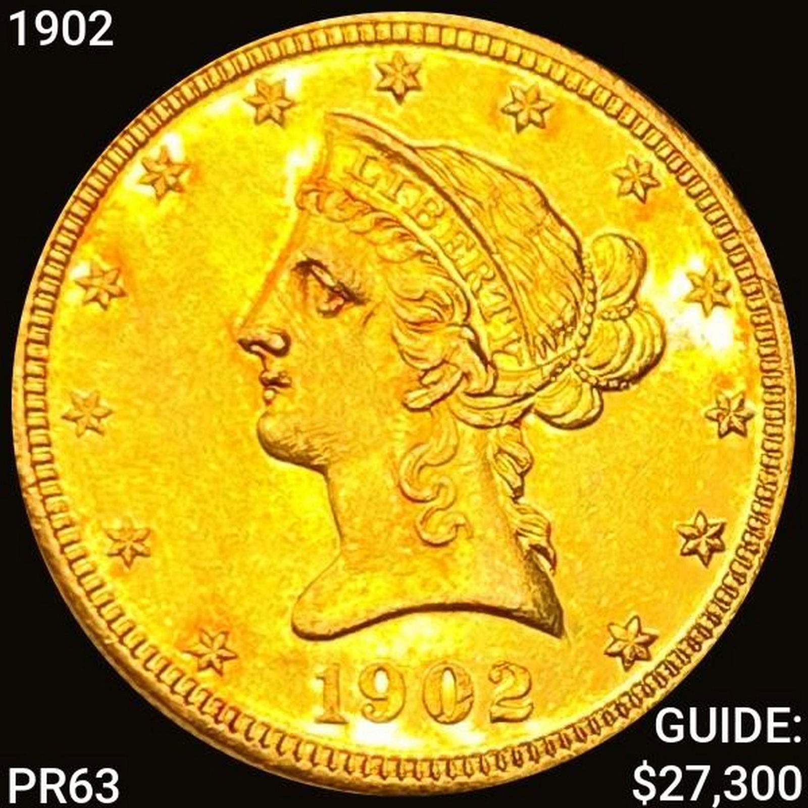 1902 $10 Gold Eagle CHOICE PROOF (1 of 2)