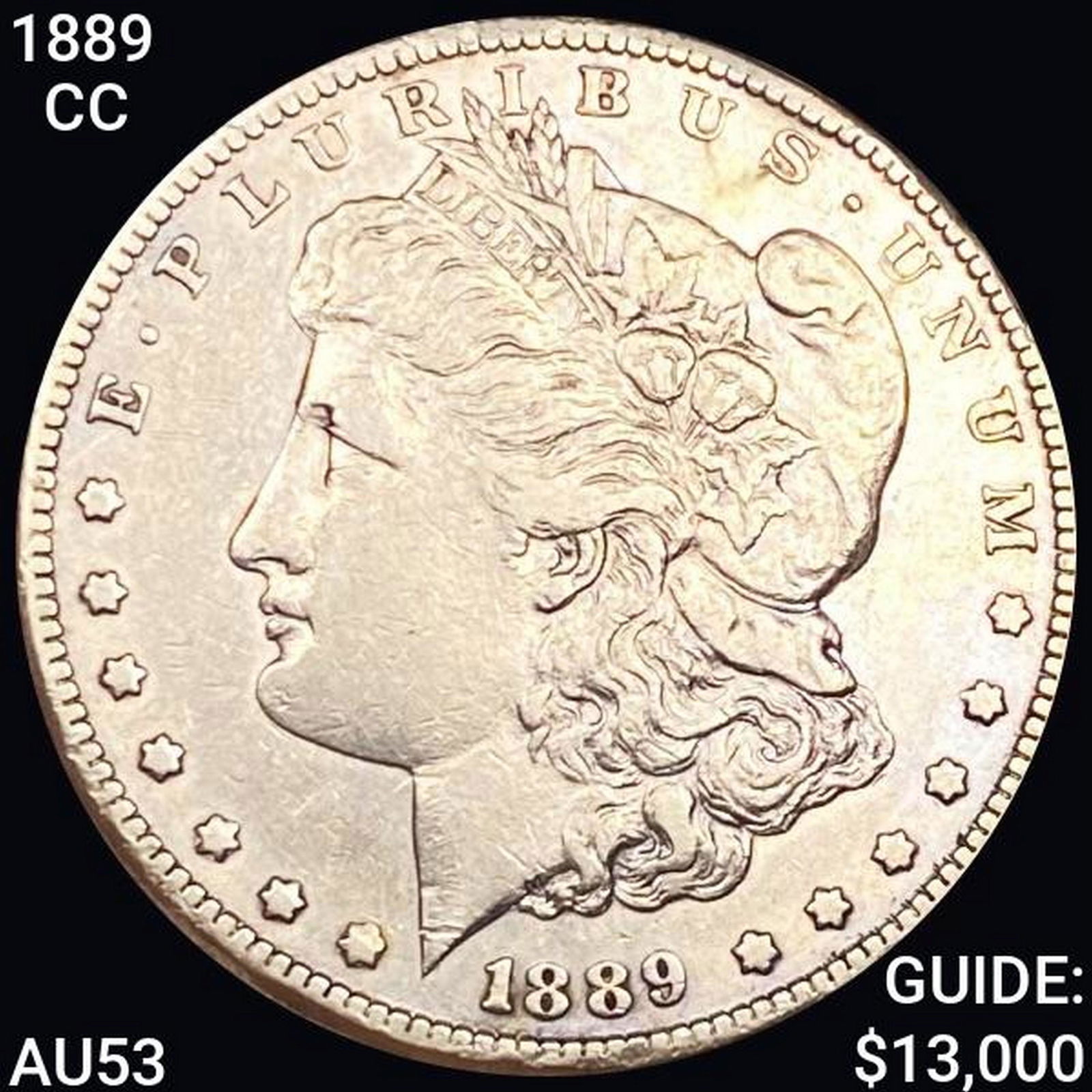 1889-CC Morgan Silver Dollar HIGH GRADE (1 of 2)